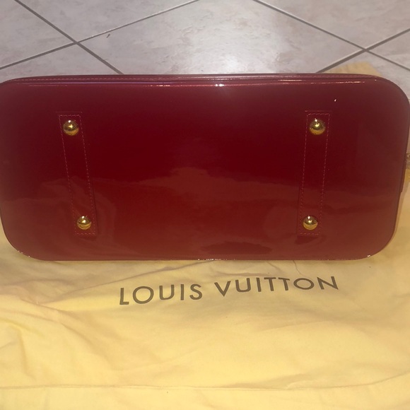 AMAZING RED PATENT LEATHER LV TOTE BAG !!may sell - Picture 3 of 8